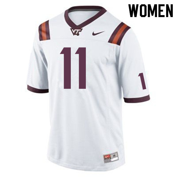 Women #11 Kendall Fuller Virginia Tech Hokies College Football Jerseys Sale-Maroon